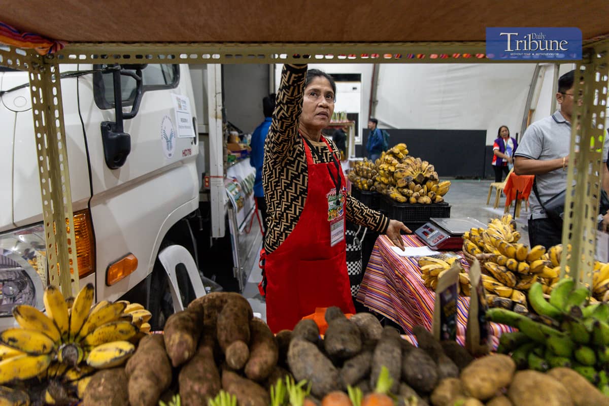 Consumers shop at the Kadiwa ng Pangulo at the Philippine International Convention Center in Pasay City, where goods are priced below market rates.