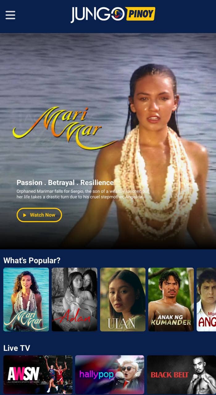 All Mexican telenovelas and Korean dramas on the platform are Tagalog-dubbed.