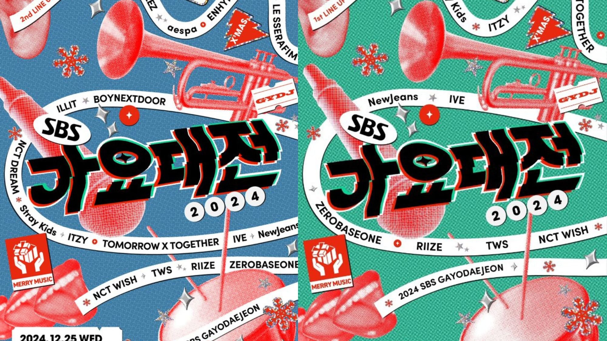 Celebrate Christmas with K-pop stars at the 2024 SBS Gayo Daejeon