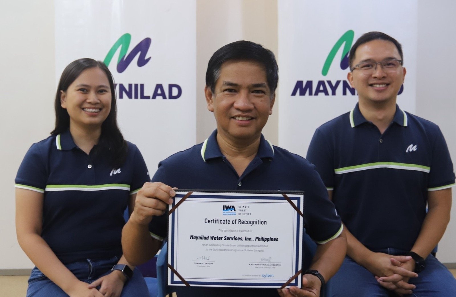 Maynilad recognized as Global “Climate Smart Utility” at 2024 IWA Awards