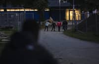 Children in Orebro, Sweden, where police say some children are in the grip of gangs