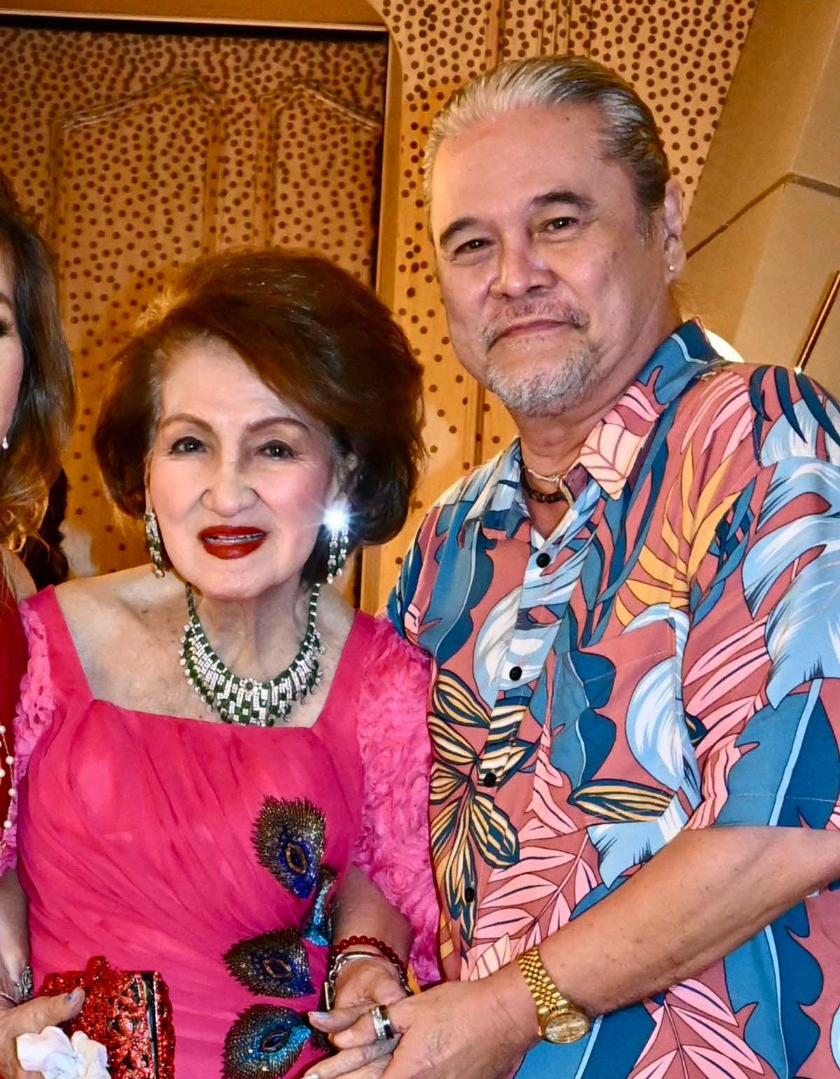 Nene Leonor and Cocoy Cordoba.