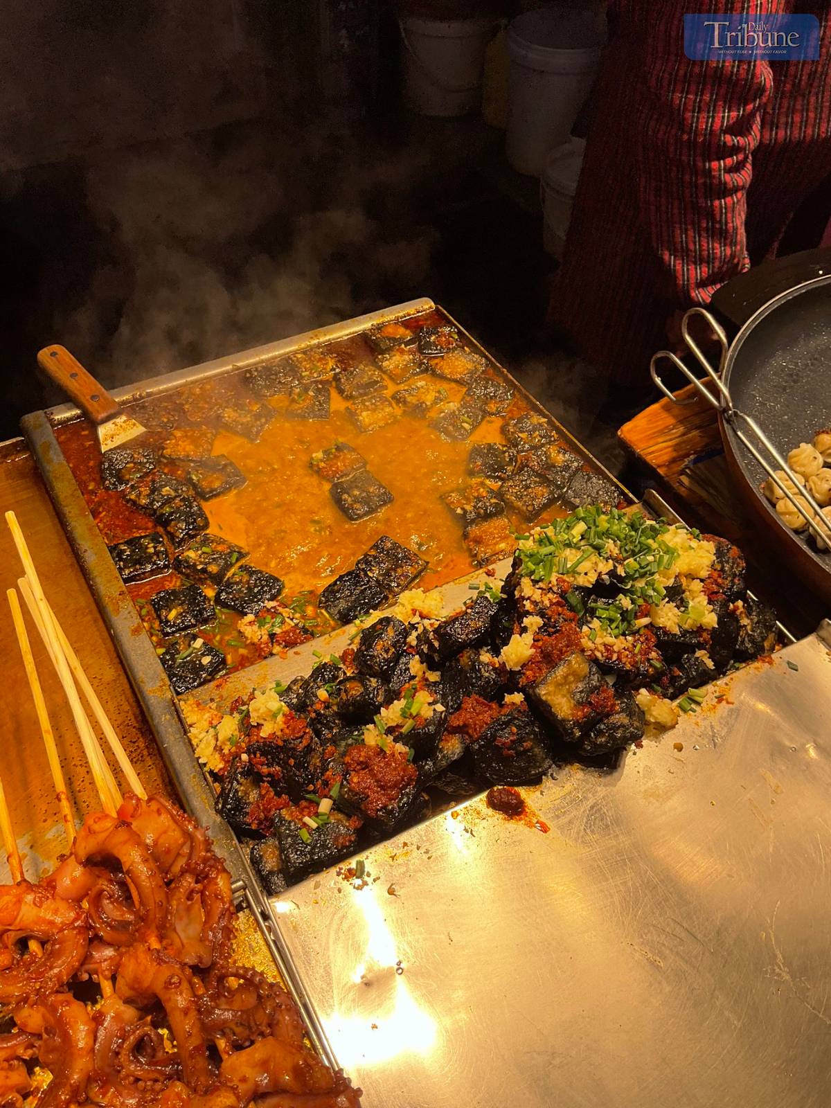 Exotic street food in China