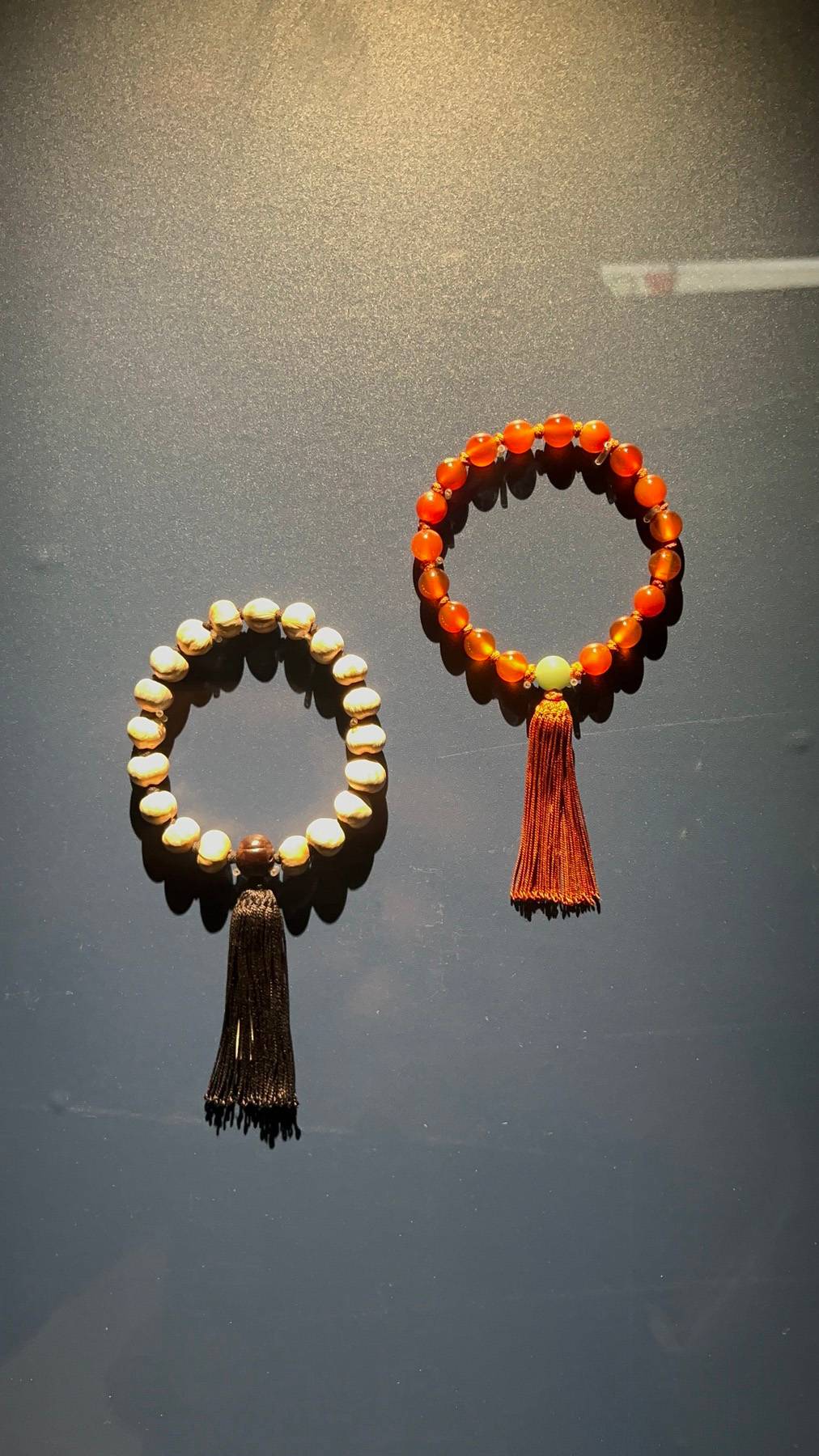 Buddhist prayer beads.