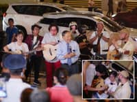 Buskers were given an unexpected boost when musicians Ramon Jacinto and Jose Mari Chan dropped in and jammed with popular street musician Eloisa at Uptown Mall in BGC.