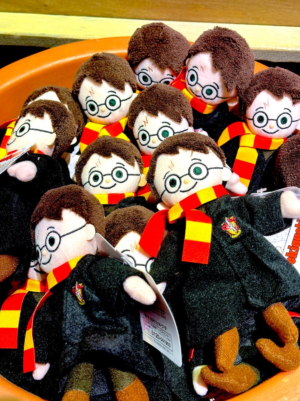 Harry Potter plushies.