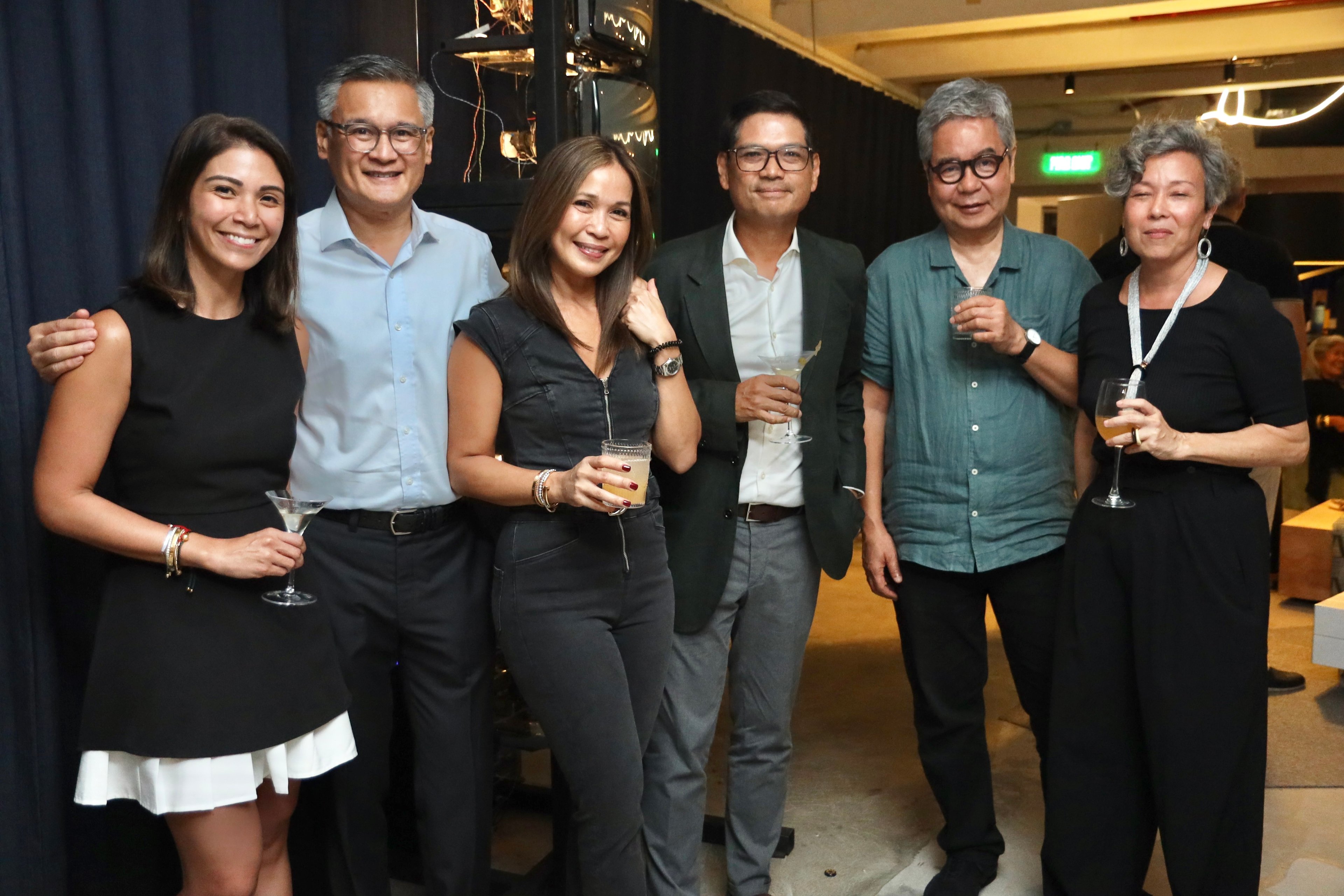 Tanya dela Paz, Nori and Nikki Poblador, Jose Moreno, Gerry Tan and Marta Lovina.