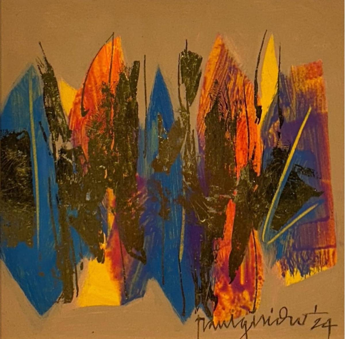 One of the works of Raul Isidro.