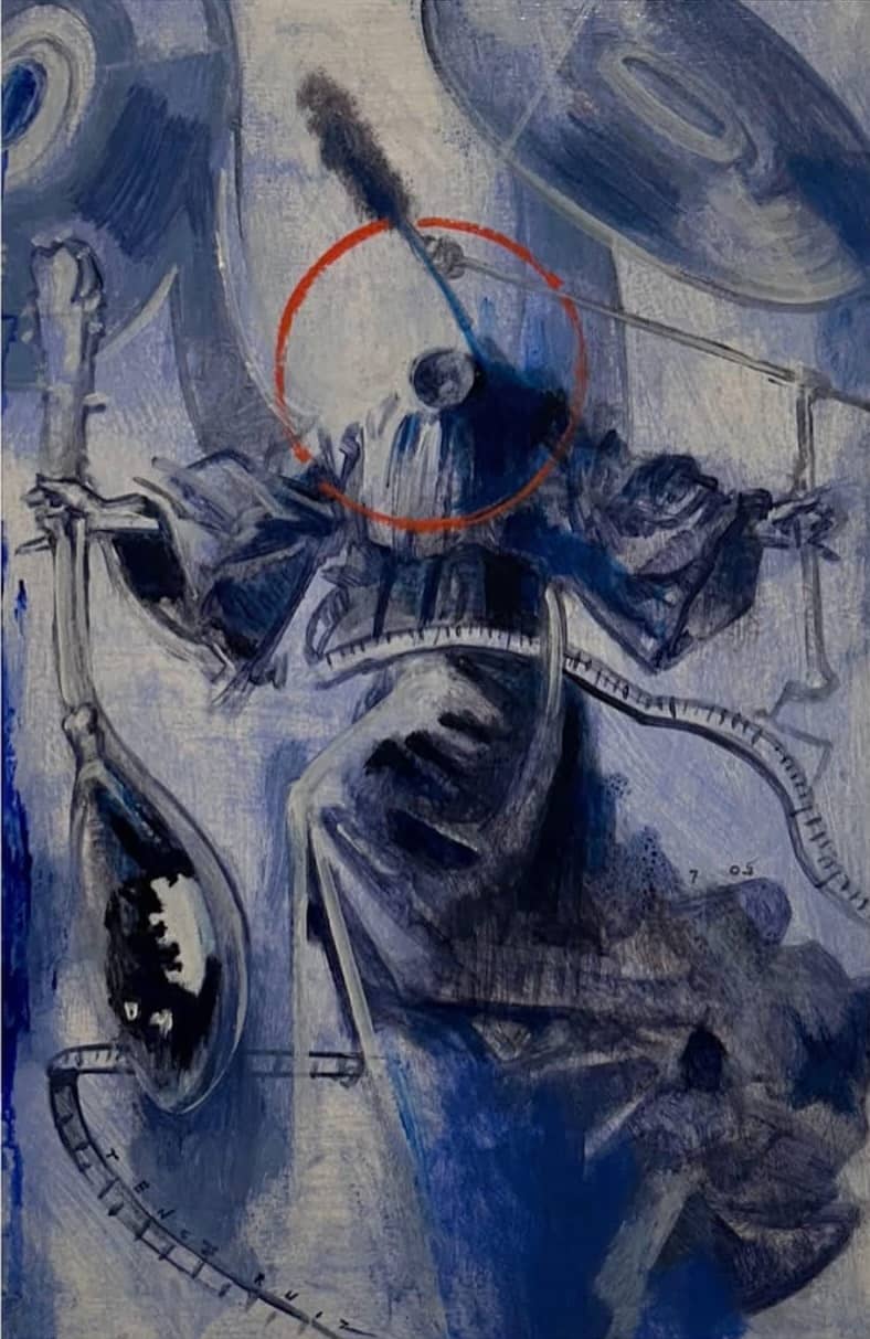 Jose Tence Ruiz's obra on display.