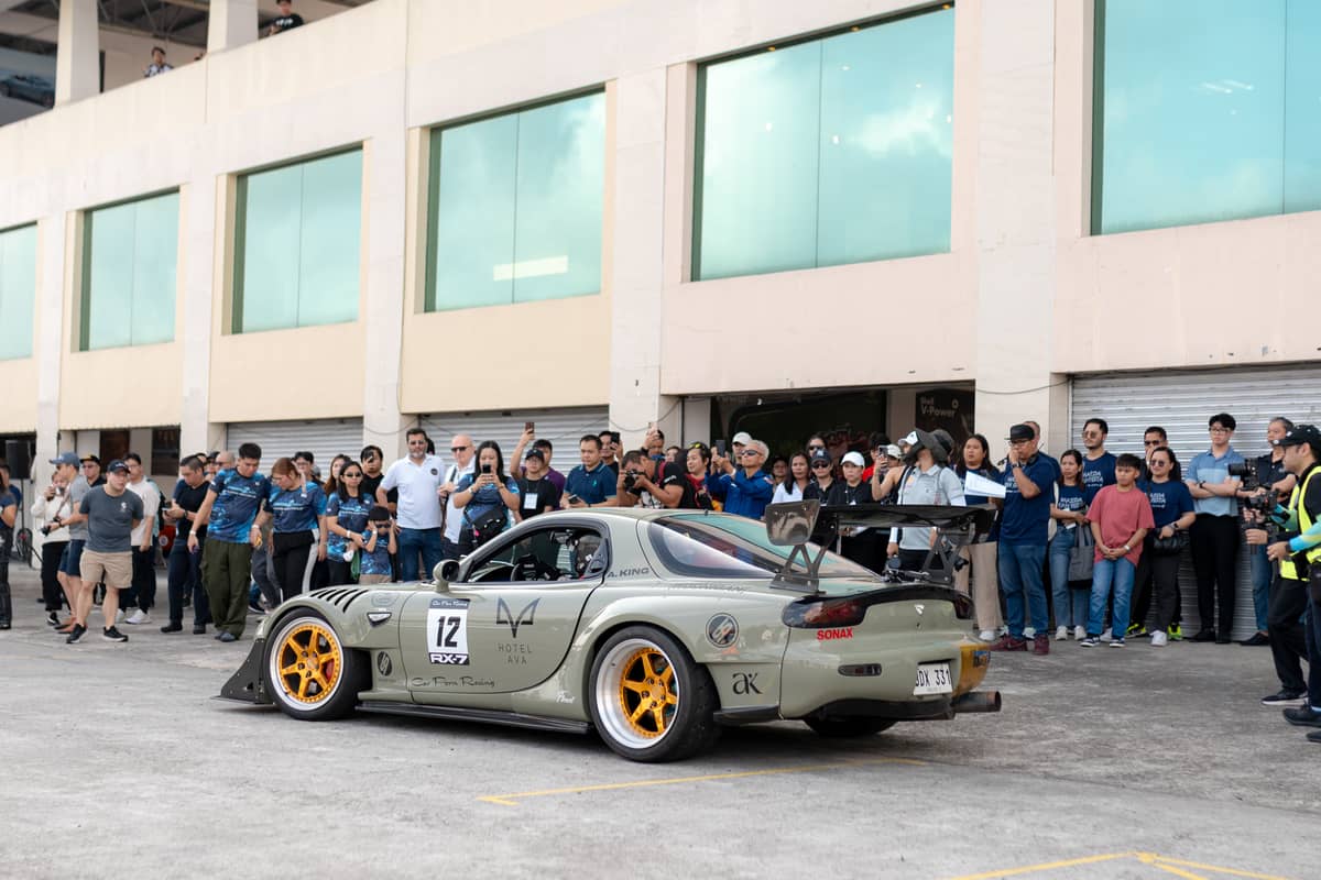 A scene stealer The Mazda RX-7.