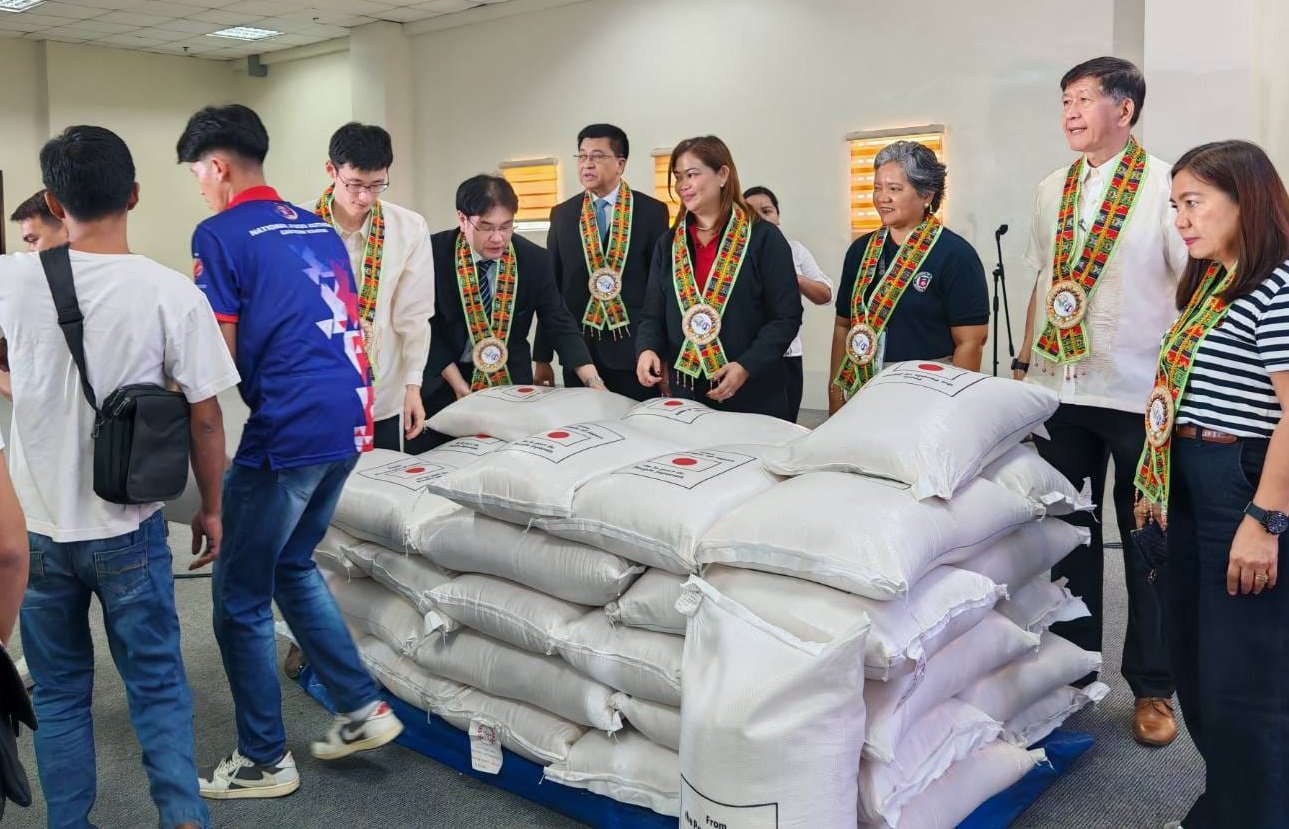 Japan donates 300MT rice to Leyte calamity victims