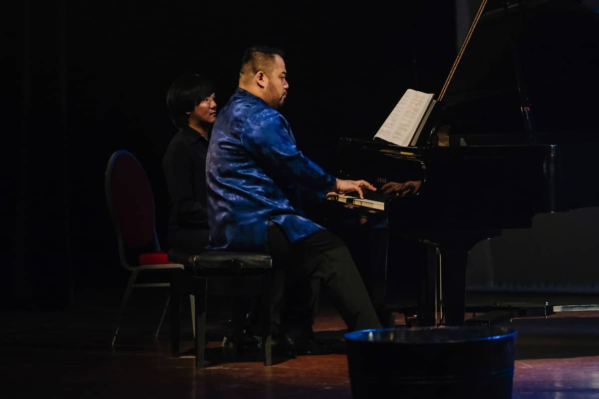 Renowned pianist Dr. Oliver Salonga shows his musical prowess in Puccini's La Boheme in Dumaguete City.