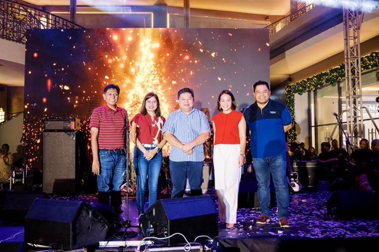 (From left): Mr. Mitch Dumlao, First Vice President and Retail Business Unit Head - Filinvest Malls; Ms. Venus Mejia, Executive Vice President and Chief Finance Officer - Filinvest Land, Inc.; Hon. Felipe Antonio Remollo, Mayor