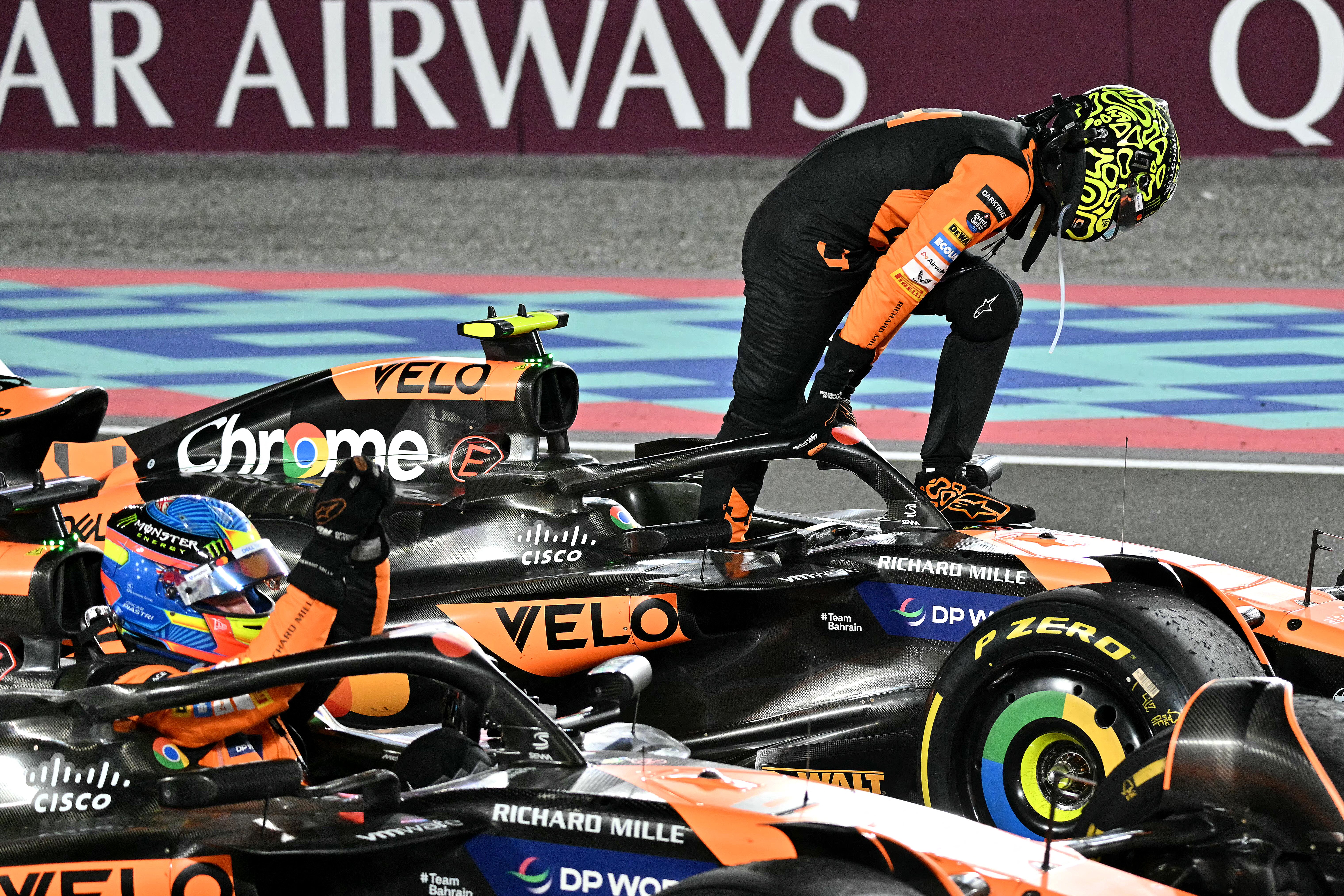 Piastri conquers Qatar sprint race