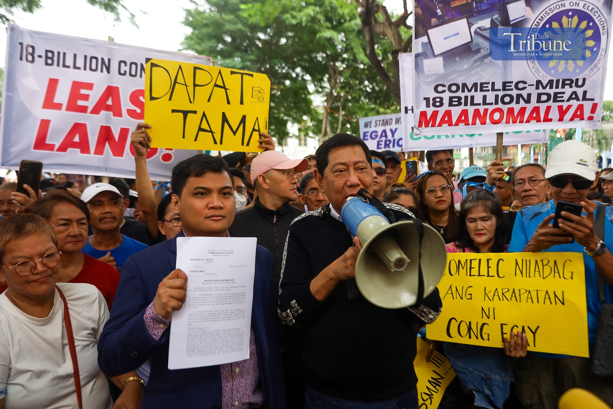 Ex-Cong. Erice files motion for reconsideration in Comelec