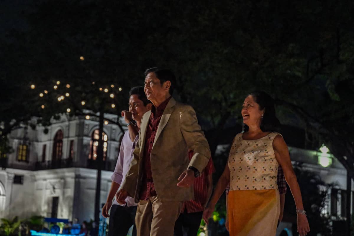 ILOCOS Norte Representative Sandro Marcos, President Ferdinand ‘Bongbong’ Marcos and First Lady Liza Marcos.