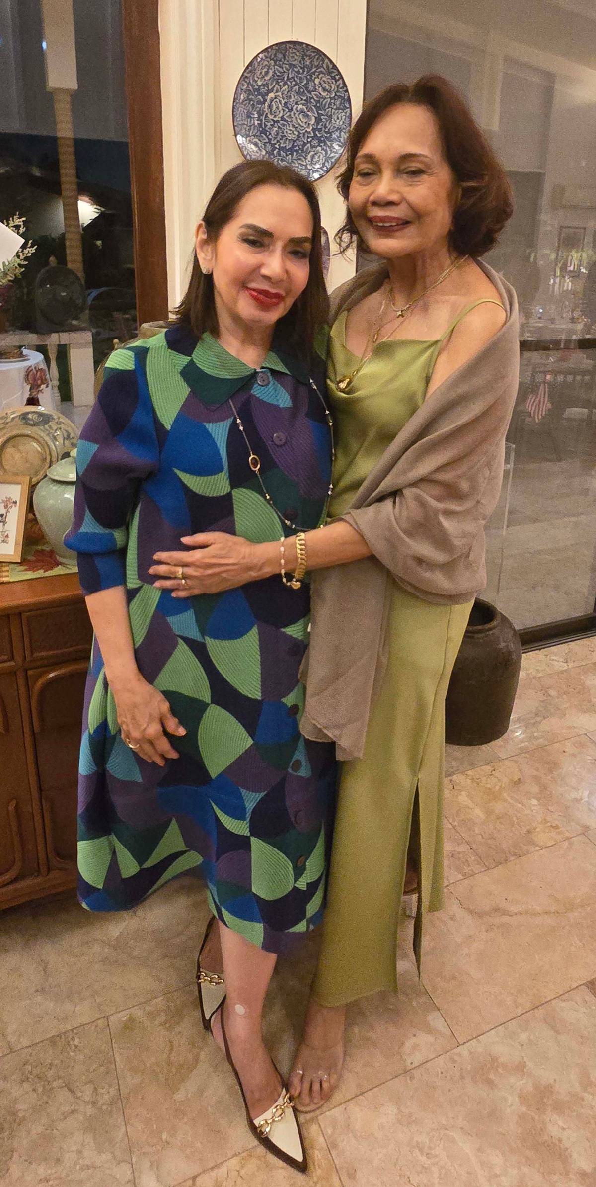 Lisette Garcia and Tessie Javier.