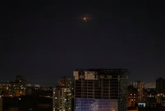 Drones attack west Ukraine, trigger power cuts
