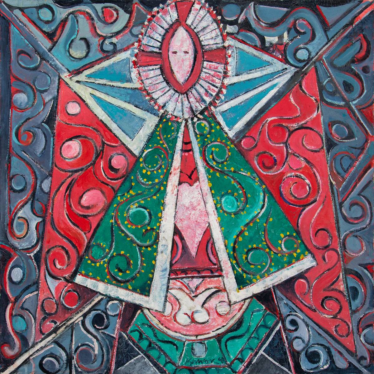 ‘Rosary Queen’ by Ang Kiukok, 1998, estimated P5,000,000 to P6,000,000.