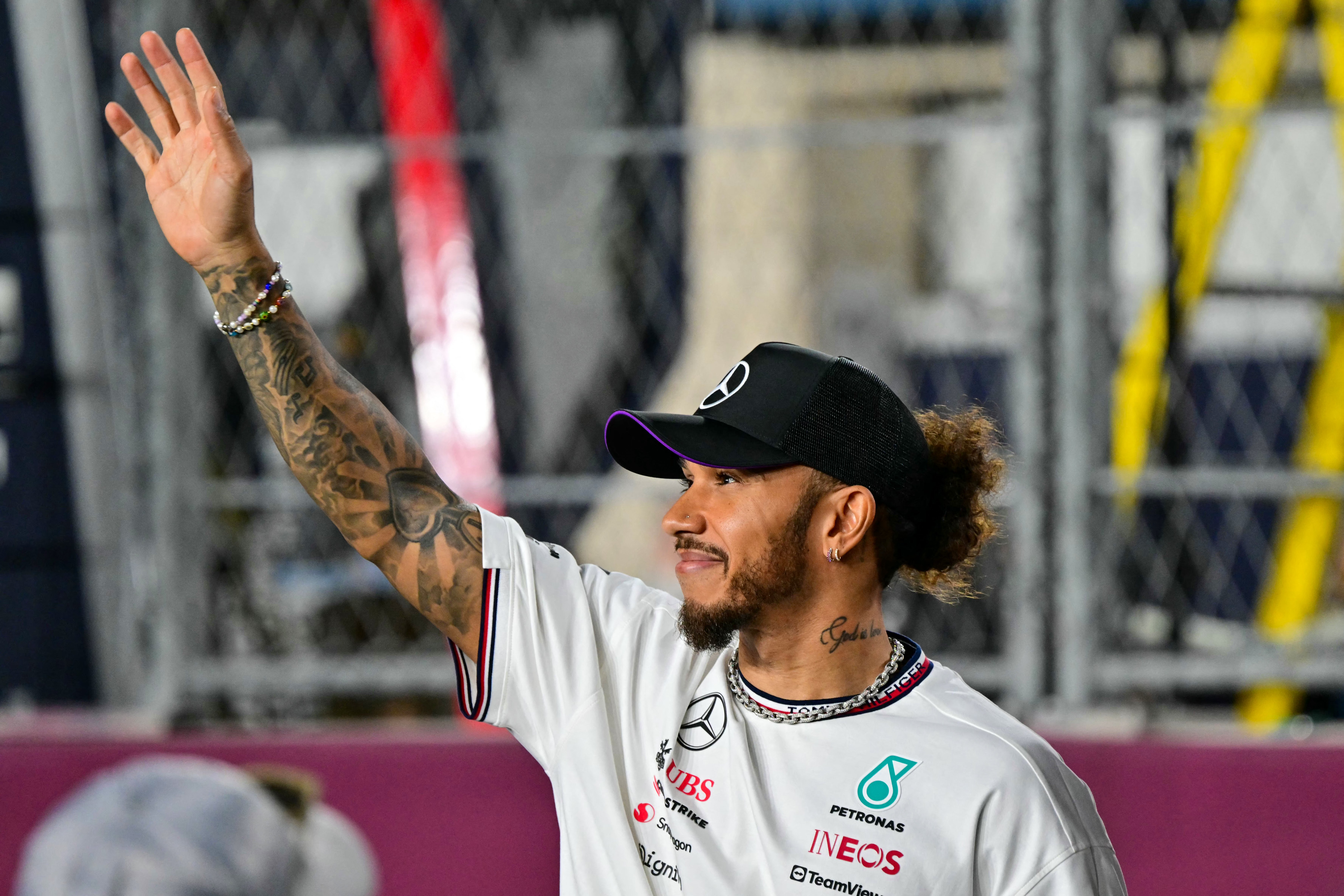 FAREWELL PERFORMANCE: Hamilton bids Mercedes goodbye in Abu Dhabi GP