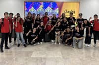 Cignal HD Spikers take a group photo as they are in Cebu for their upcoming game against the Nxled Chameleons!