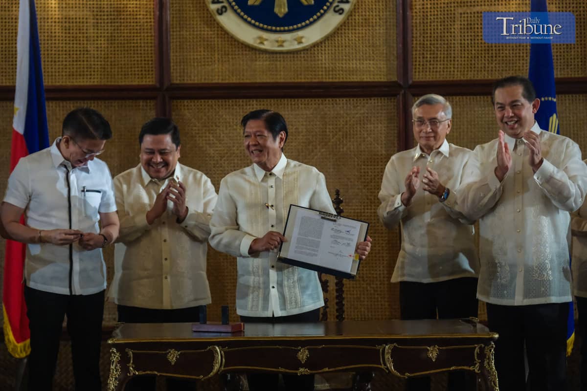 President Ferdinand "Bongbong" Marcos Jr. signed two key bills on 6 December 2024, at Malacañan Palace: the Ligtas Pinoy Centers Act, creating shelters for disaster victims, and the Student Loan Payment Moratorium Act, granting financial relief to students during crises.