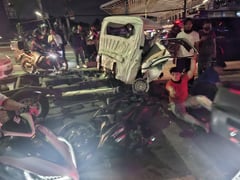 Wayward truck kills four, injures 26 others