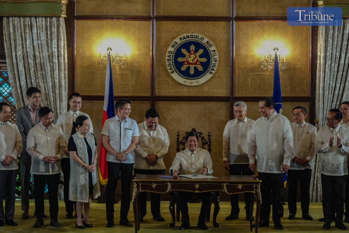 President Ferdinand "Bongbong" Marcos Jr. signed two key bills on 6 December 2024, at Malacañan Palace: the Ligtas Pinoy Centers Act, creating shelters for disaster victims, and the Student Loan Payment Moratorium Act, granting financial relief to students during crises.