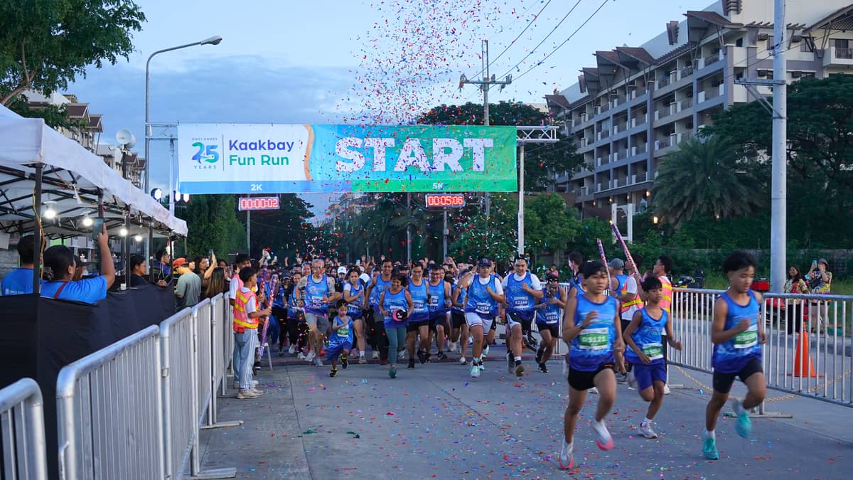 DMCI Homes’ 25th Anniversary Kaakbay Fun Run at Acacia Estates.