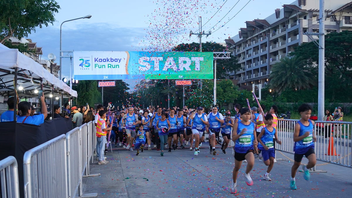 DMCI Homes’ 25th Anniversary Kaakbay Fun Run at Acacia Estates.