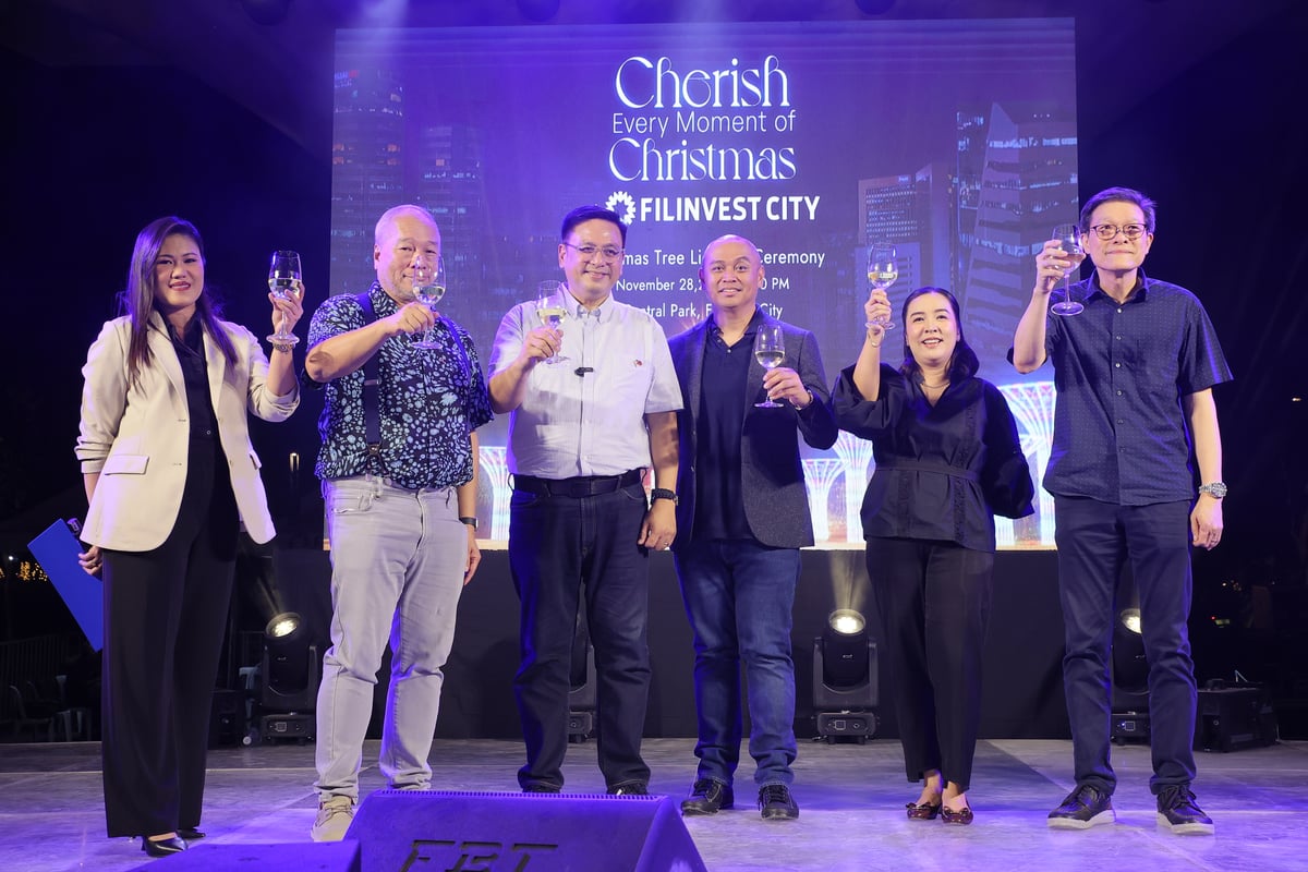 Alabang’s holiday destination Filinvest City executives unveil new Events Stage.