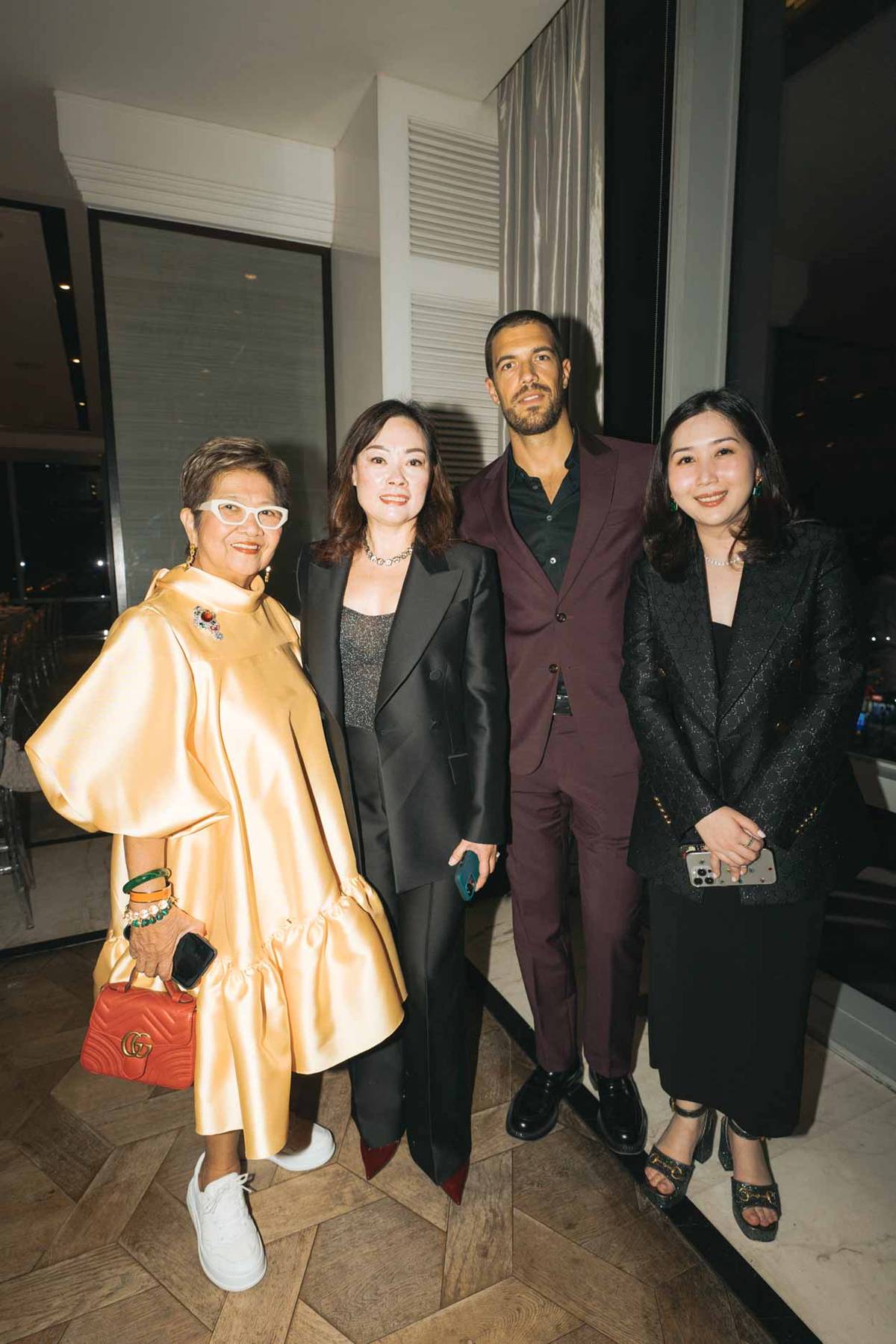 Binh Wong (Gucci Philippines and Guam’s general manager), Nicola Di Napoli (Gucci South Asia and Pacific’s Retail Development director), and Tiffy King (Gucci Philippines and Guam’s client engagement manager).