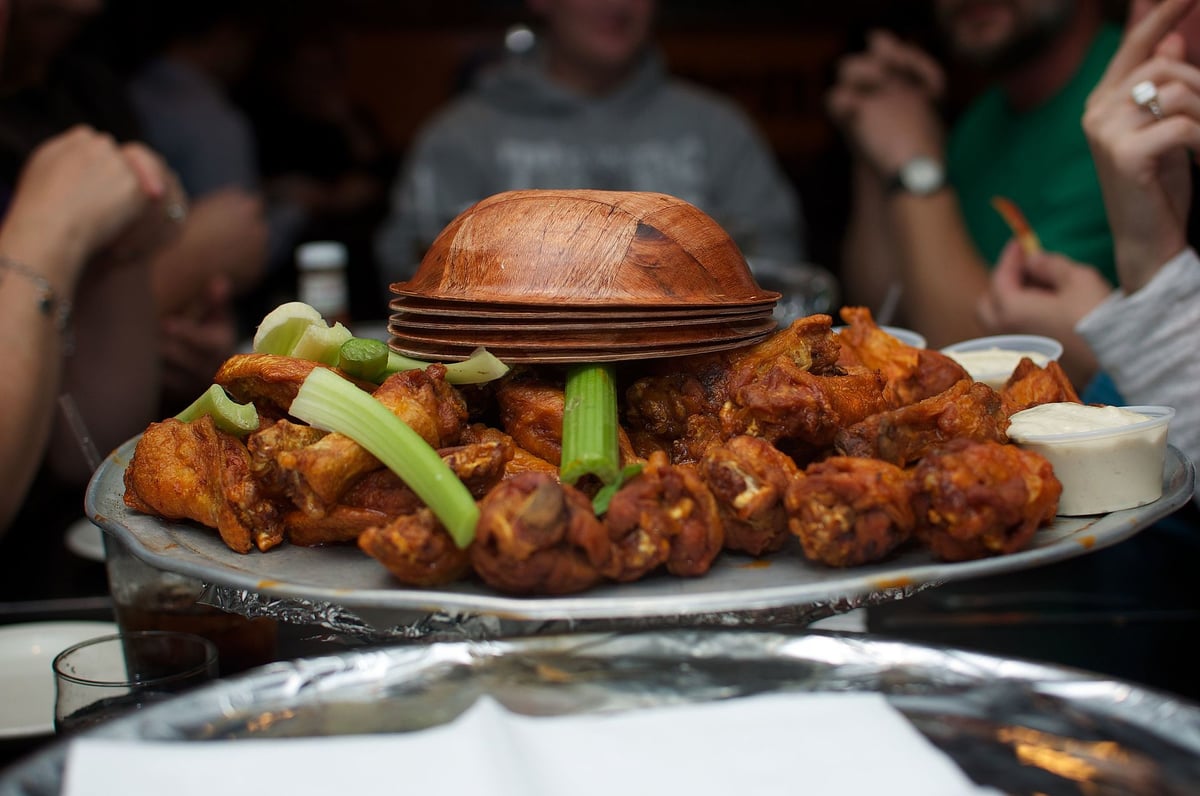 Royal feast The Anchor Bar Buffalo Wing.
