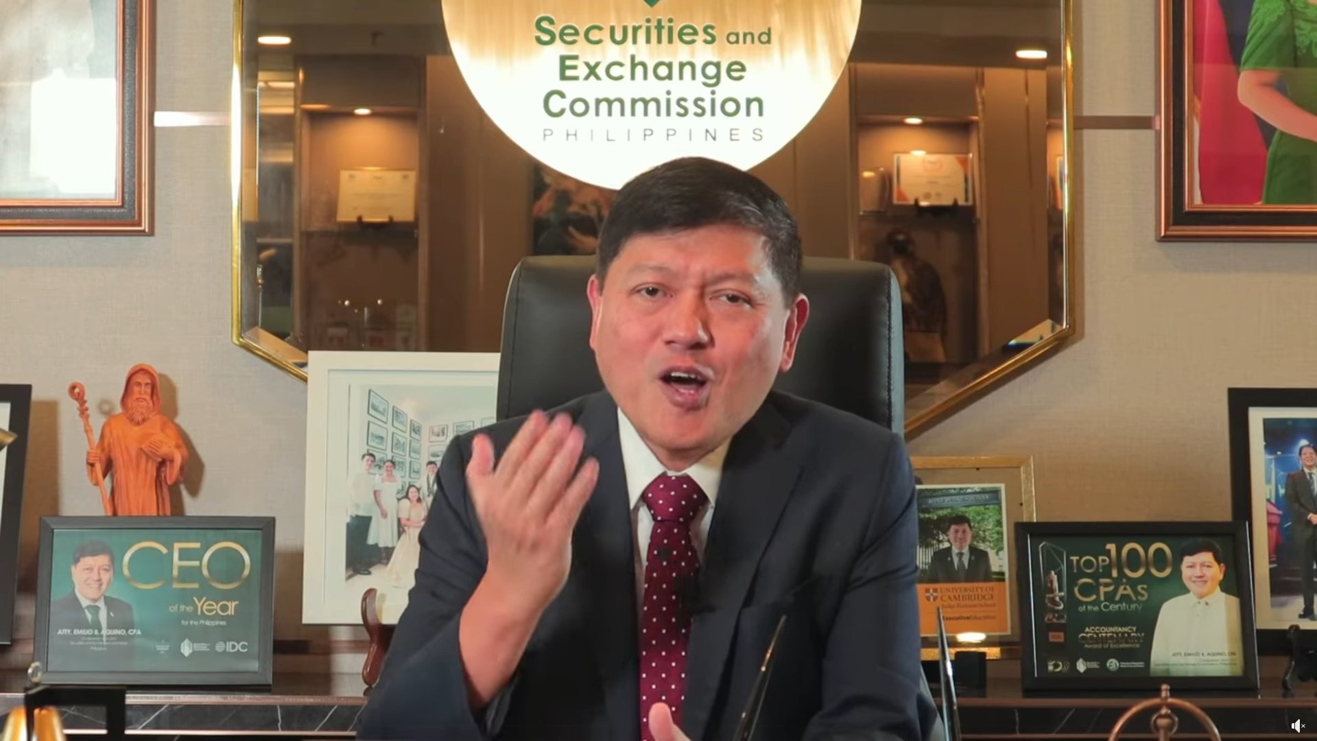 SEC chief leads The Outstanding Filipino awardees