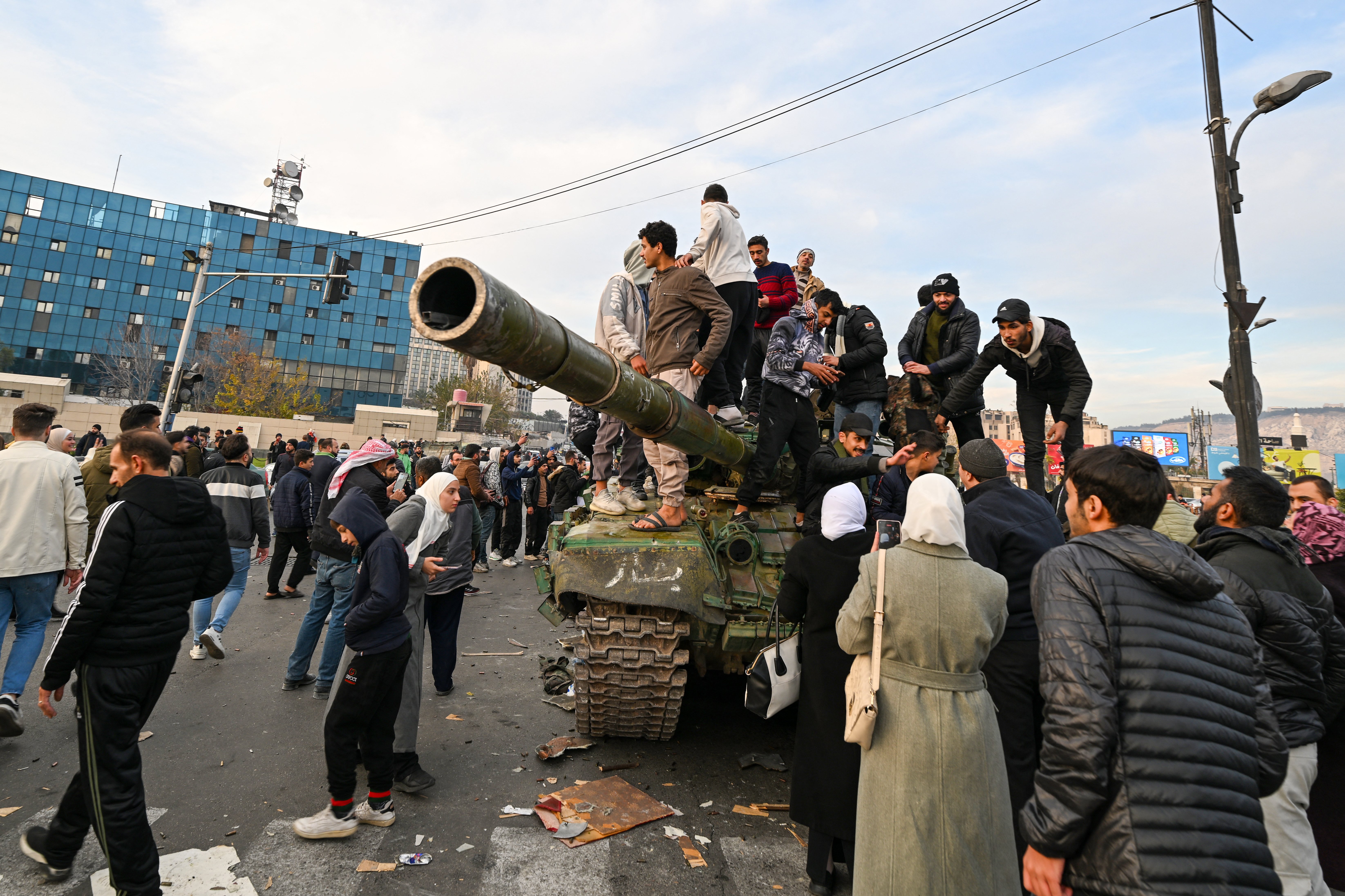 Rebels take over Syria as Assad flees