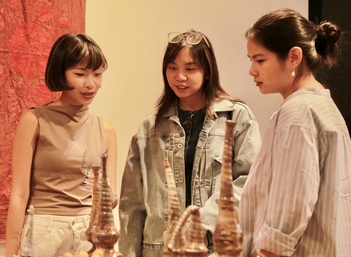 Artists Anna Bautista, Bea Batungbacal and Jill Arteche.