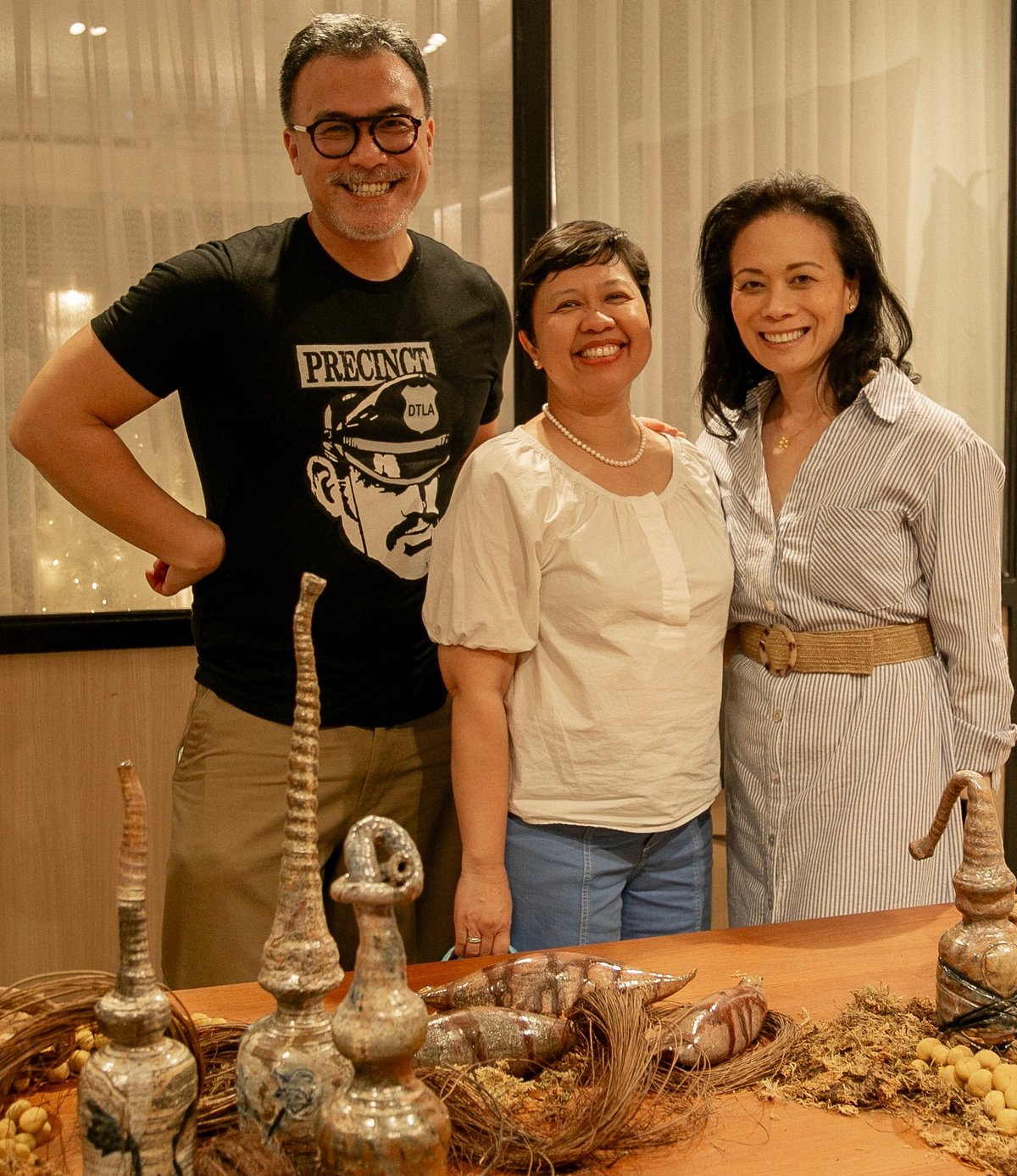 JJ Acuna, Myrish Antonio and Geraldine Acuna-Sunshine.