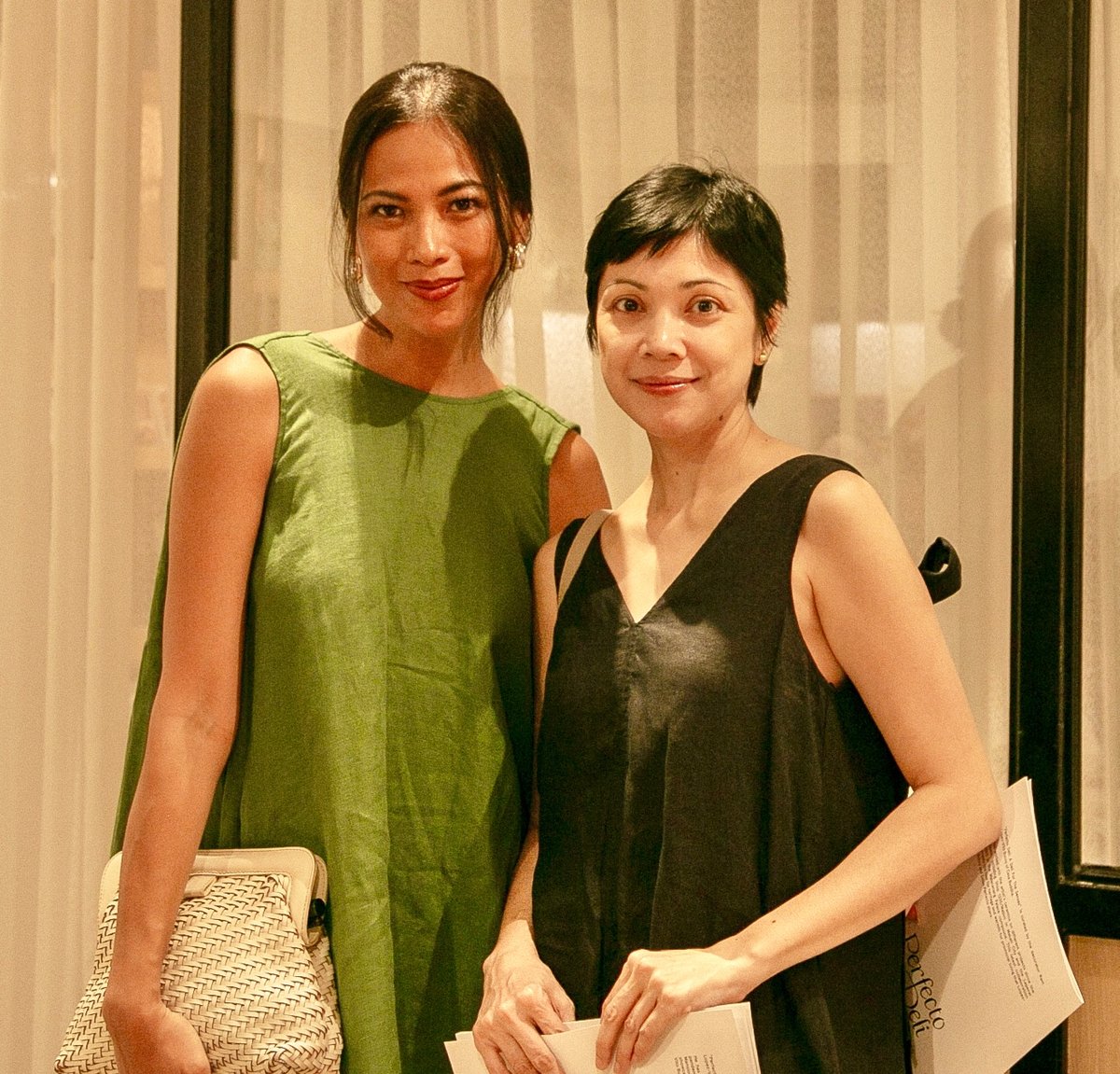 Patty Searle and Lucille Yambao.