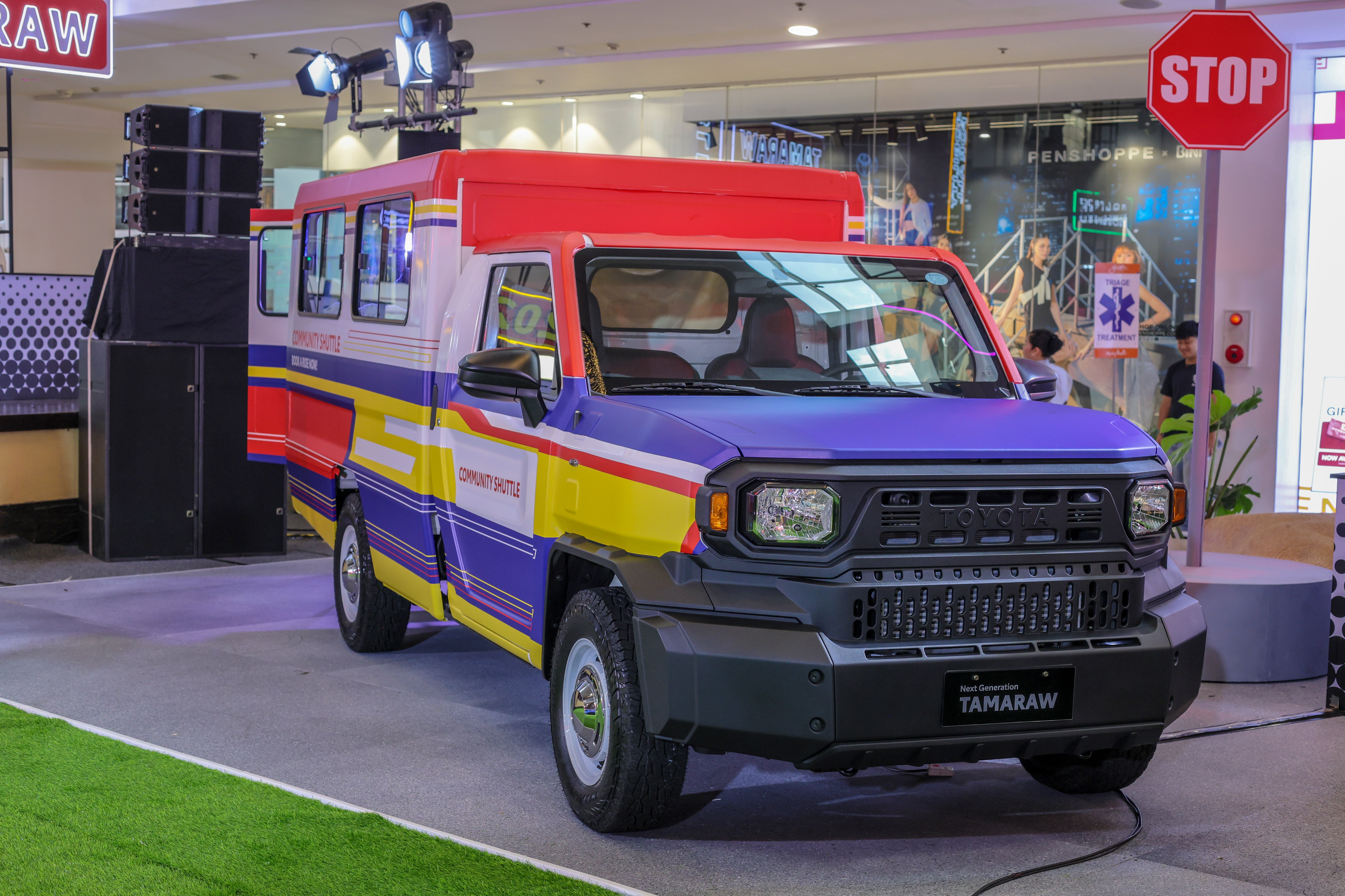 The diesel variant of the new Toyota Tamaraw is powered by a fuel-efficient 2.4L 2GD-FTV engine tailored for heavy-duty tasks.