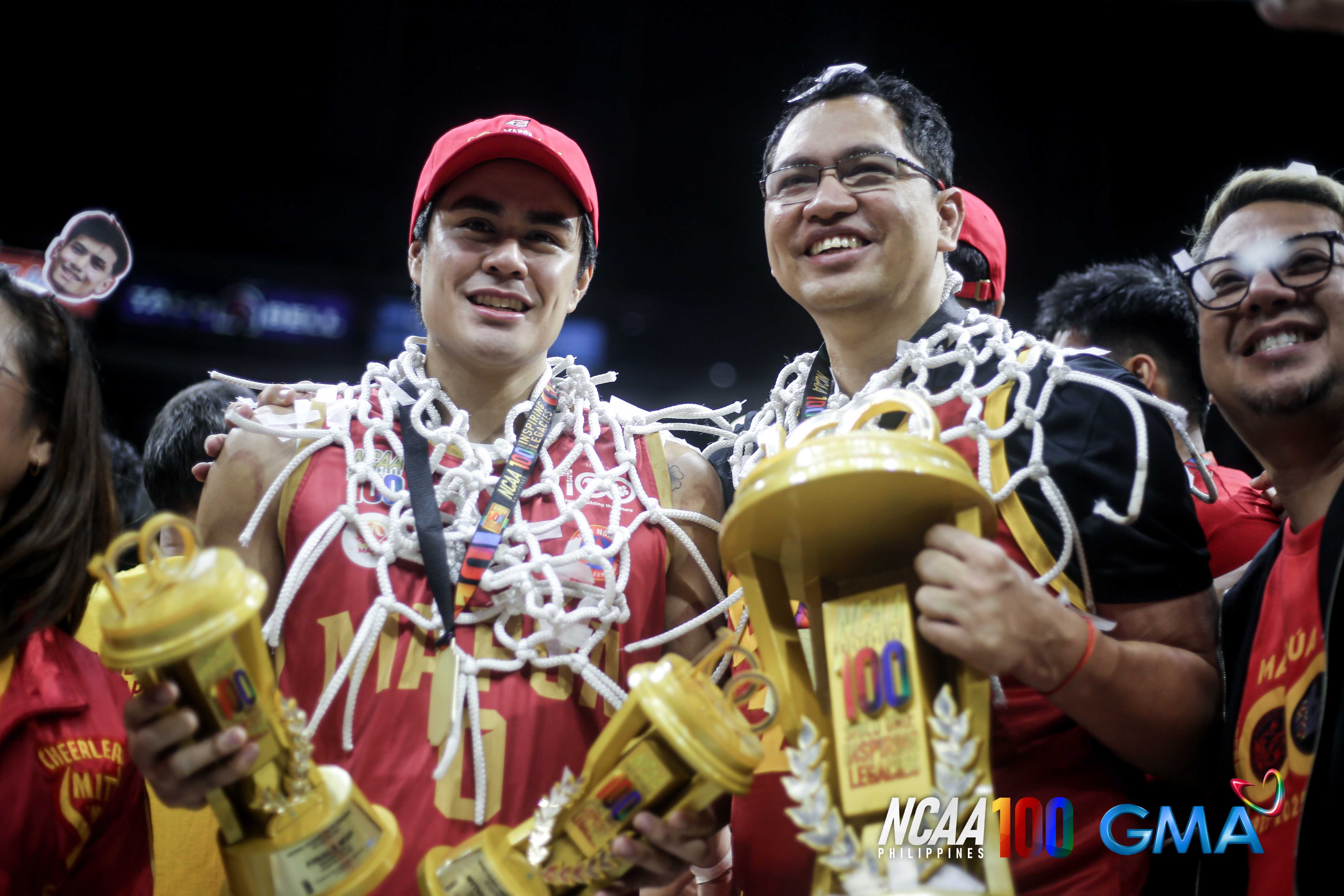 HOW SWEET IT IS: Escamis, Alcantara savor NCAA conquest