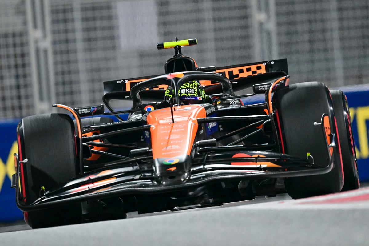 PERFECT DAY: Norris heads McLaren’s 1-2 pole finish in Abu Dhabi