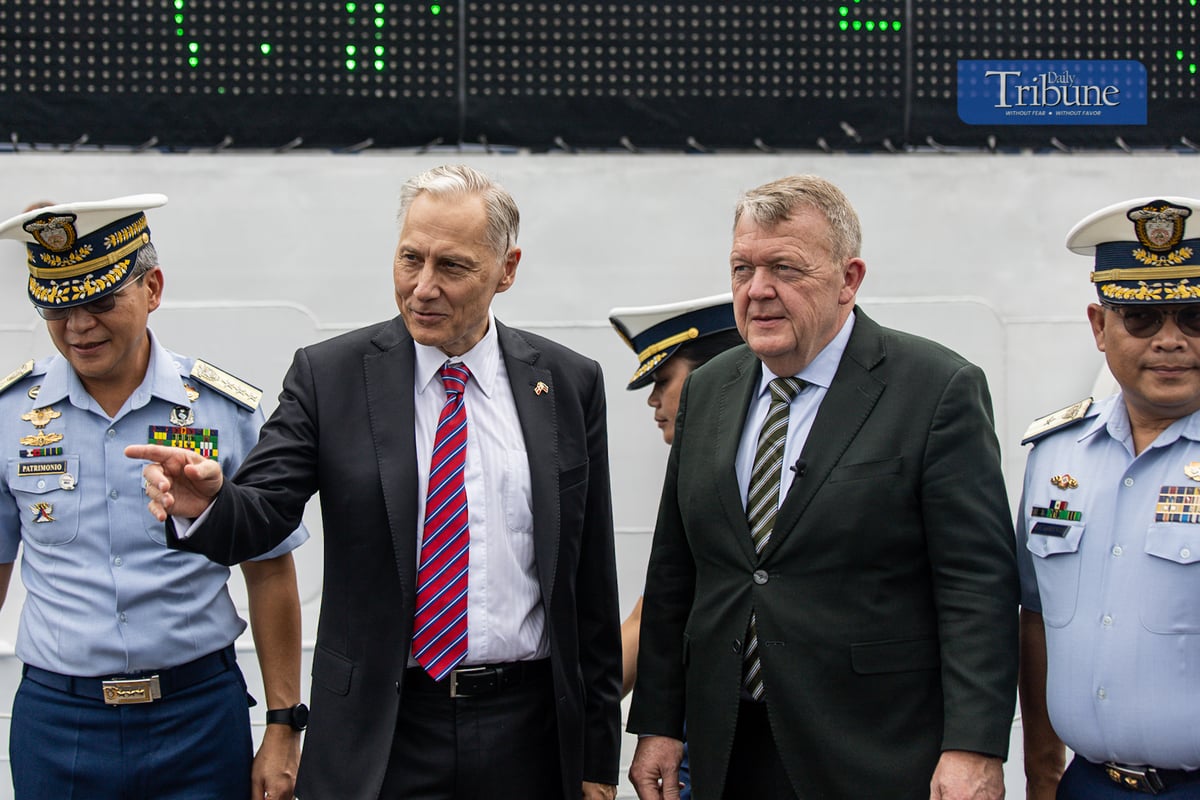 Danish Foreign Minister Lars Løkke Rasmussen arrived at the Philippine Coast Guard headquarters in Manila on Monday, 9 December 2024, for his official visit to the Philippines.