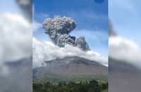 KANLAON Volcano erupts on Monday, prompting the raising of Alert Level 3 and the issuance of a notice to airmen to avoid its airspace.