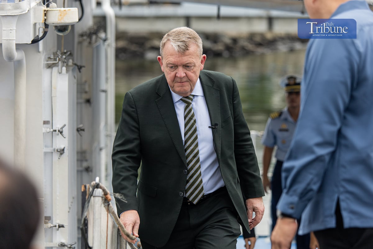 Danish Foreign Minister Lars Løkke Rasmussen arrived at the Philippine Coast Guard headquarters in Manila on Monday, 9 December 2024, for his official visit to the Philippines.