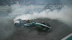 Cheers, tears end Lewis’ Mercedes stint