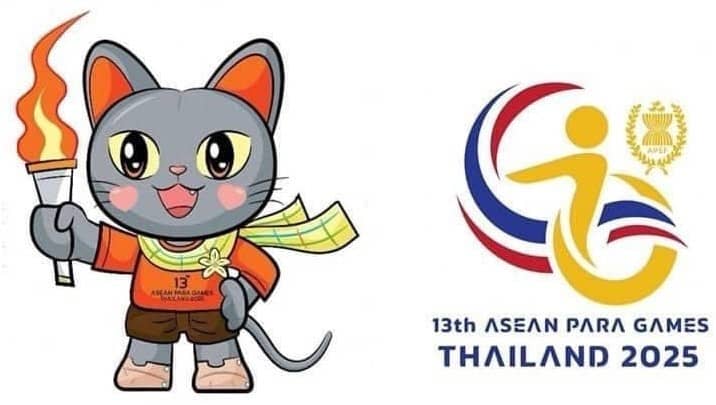 The official mascot, Nong Jai Kaeng, a spirited Korat cat, symbolises determination, unity, and camaraderie, embodying the heart of the Games.