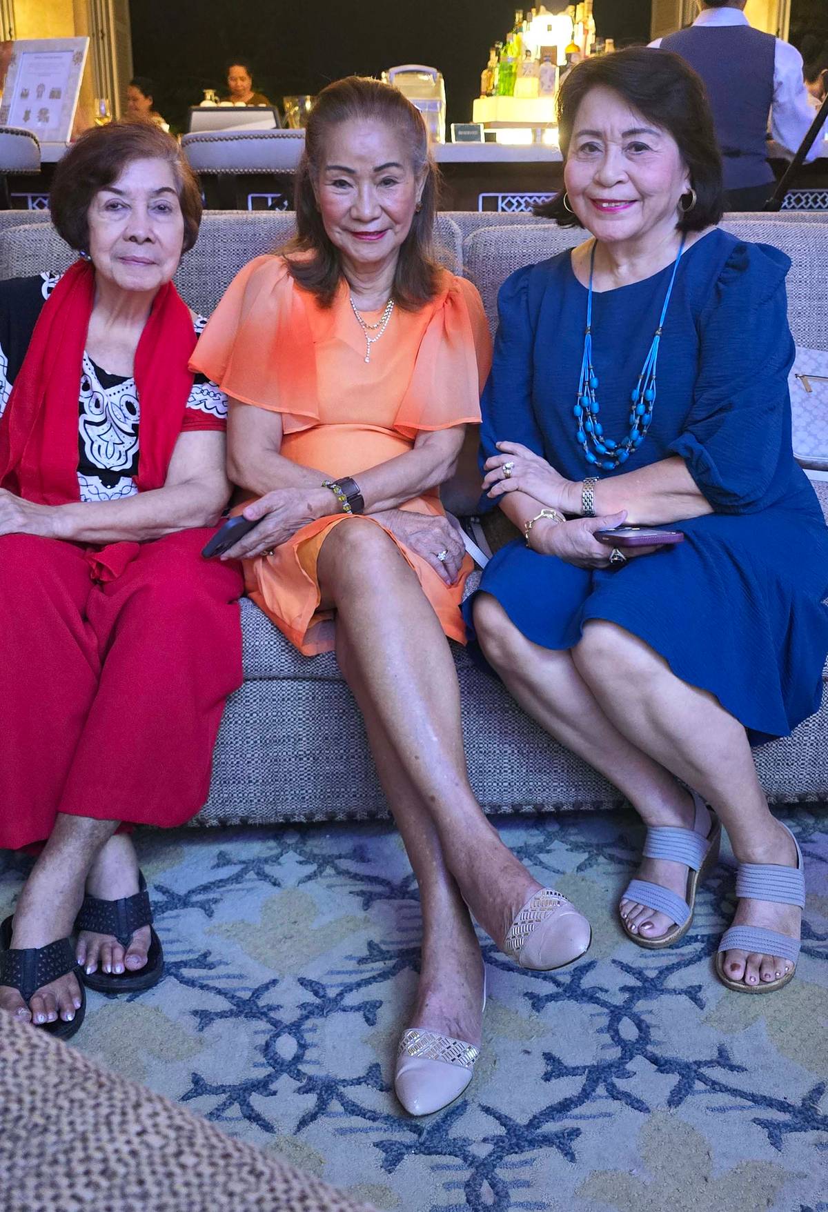 lifestyle writers Chinggay Utzurrum, Aissa de la Cruz and Nelia Neri.