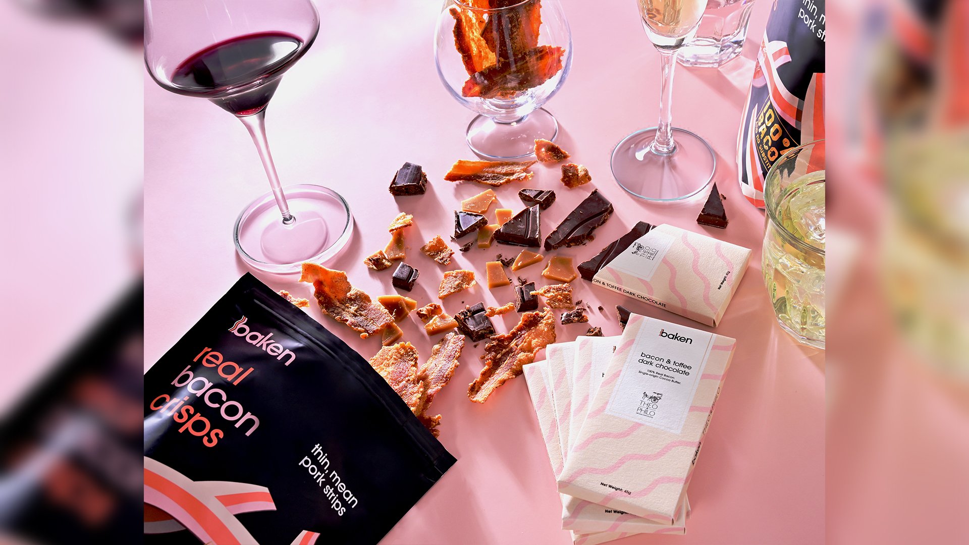 Bacon and chocolate make the season bright