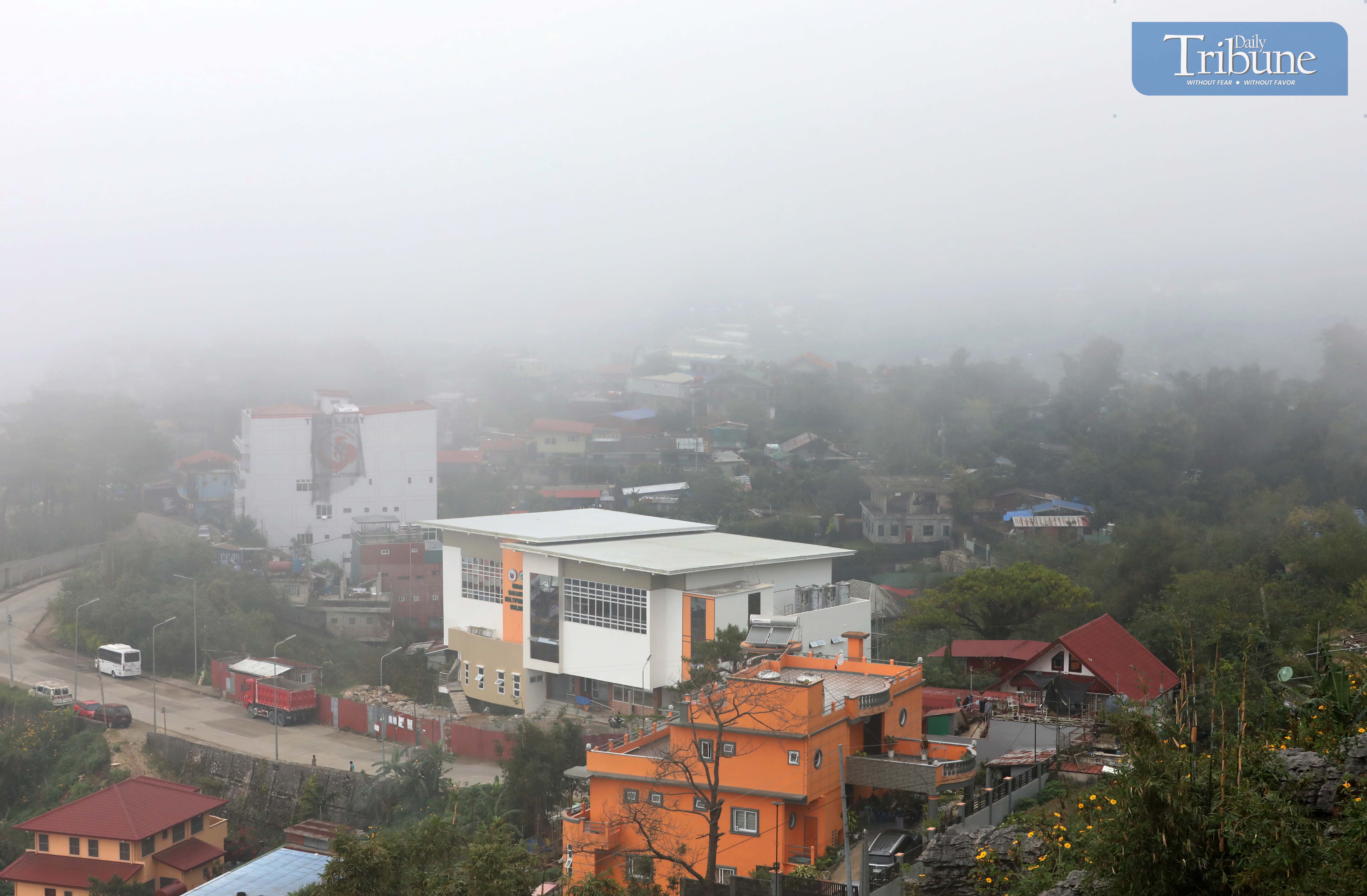 Baguio's temperature drops at 13.4°C