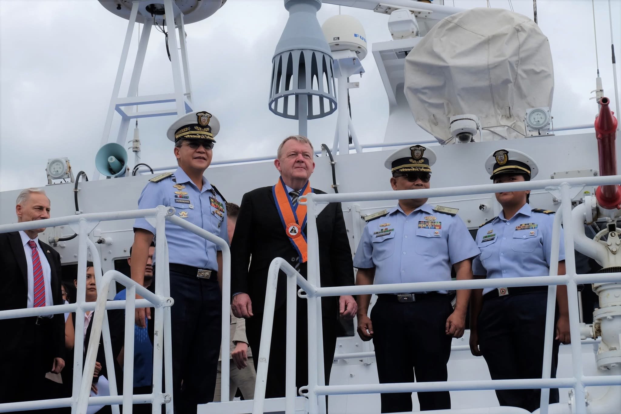 Rasmussen, aboard a Philippine Coast Guard vessel on Monday, in a visit that embodies Denmark’s strong commitment to keeping international waters free and open for all.